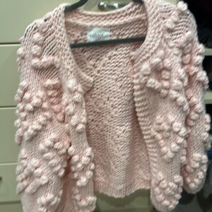 Handmade chunky pink sweaters